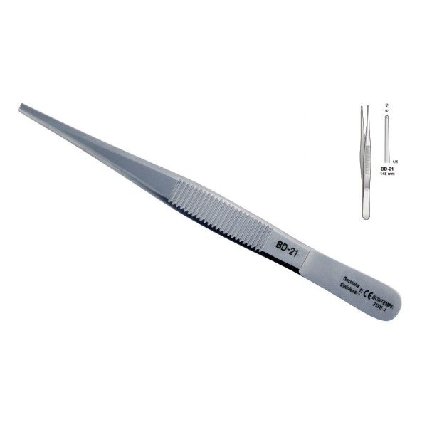 FORCEPS TISSUE STRAIGHT 145MM