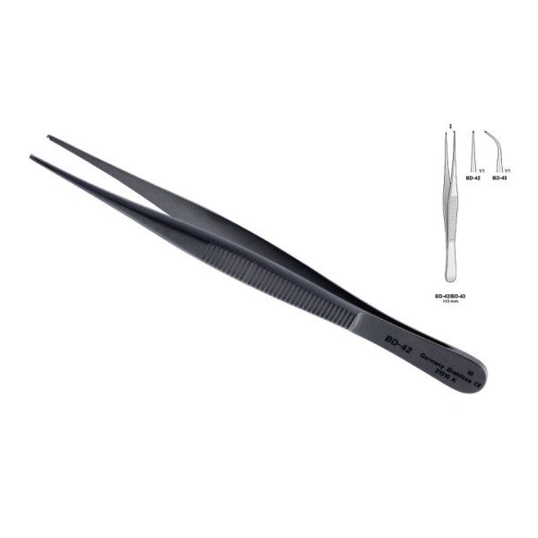 FORCEPS ANATOMICAL CURVED 110MM