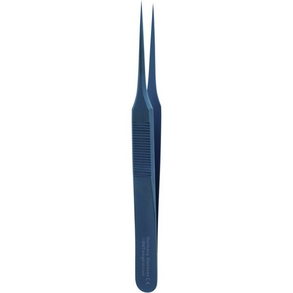 DELICATE MICRO-FORCEPS, STRAIGHT, 110MM, TITANIUM