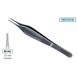 FORCEPS ANATOMICAL STRAIGHT 125MM
