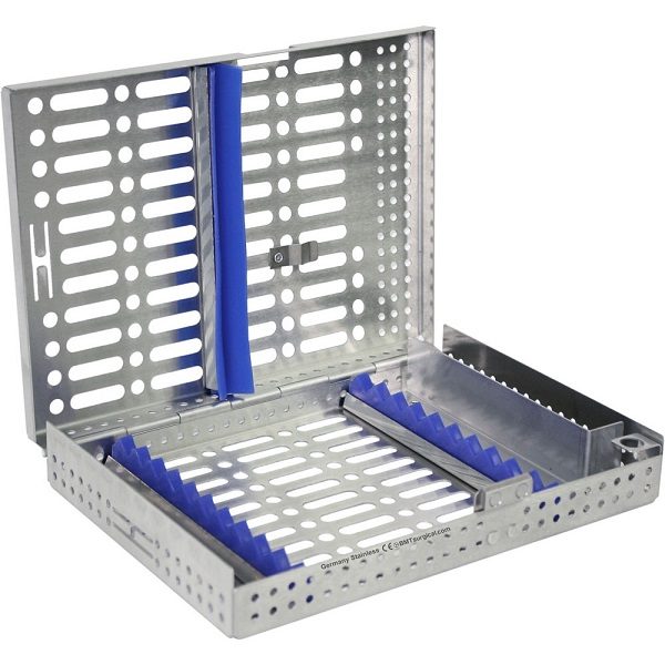 10 INSTRUMENT STAINLESS STEEL CASSETTE