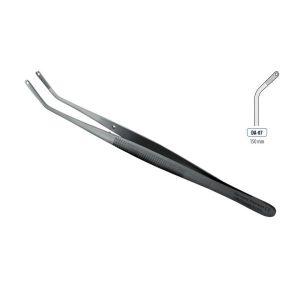 FORCEPS SUTURE ANGLED 150MM