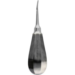 ROOT ELEVATOR LUXATOR, CURVED, SMALL HANDLE, 2 MM
