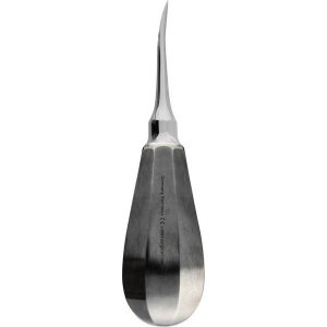 ROOT ELEVATOR LUXATOR, CURVED, SMALL HANDLE, 4 MM