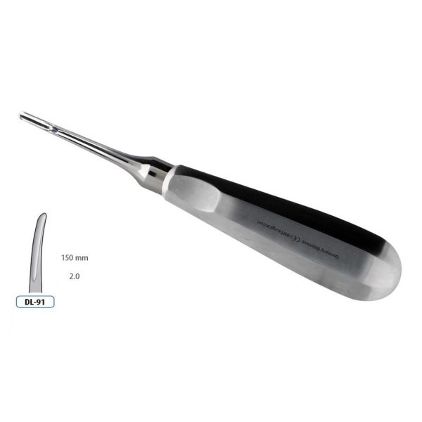ROOT ELEVATOR BEIN CURVED 2.0MM 150MM