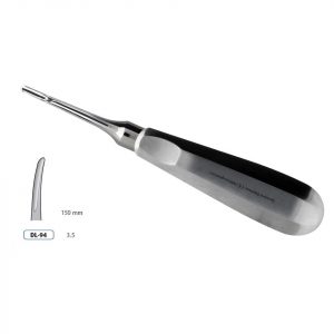 ROOT ELEVATOR BEIN CURVED 3.5MM 150MM