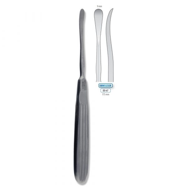 RASPATORY OBWEGESER, CURVED, 9 MM, 17,5 CM