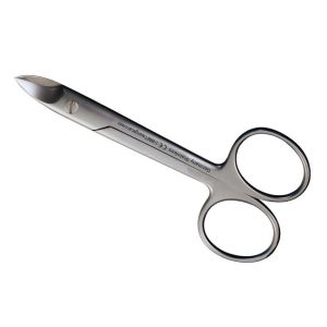 SCISSORS BEEBE SHARP CURVED 110MM