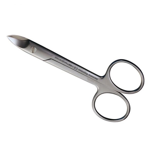 SCISSORS BEEBE SHARP CURVED 110MM