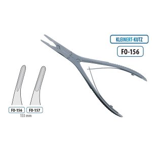 BONE RONGEUR KLEINERT KUTZ CURVED 155MM