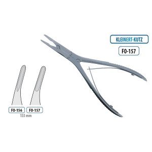 BONE RONGEUR KLEINERT KUTZ CURVED 155MM