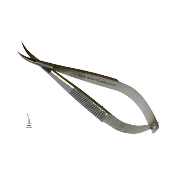 SCISSORS MICRO CURVED SHARP 160MM