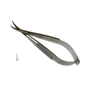 SCISSORS MICRO CURVED SHARP 135MM