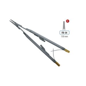 NEEDLE HOLDER CASTROVIEJO STRAIGHT 130MM
