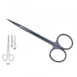 SCISSORS EXTRA FLAT STRAIGHT 100MM