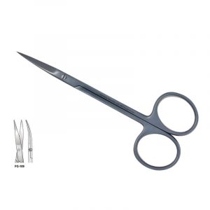 SCISSORS COTTLE-MASING BLUNT CURVED 110MM
