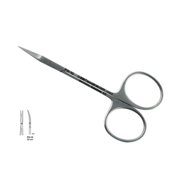 SCISSORS MICRO CURVED 85MM
