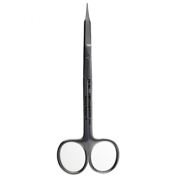 SCISSORS GOLDMAN-FOX, STRAIGHT, SERRATED, 13 CM