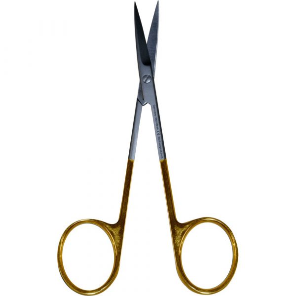 SCISSORS IRIS, STRAIGHT, TC, 11,5 CM