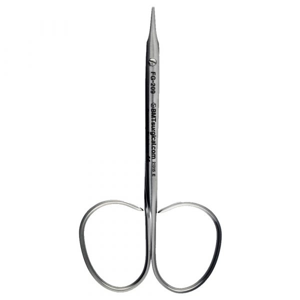 SCISSORS STEVENS, STRAIGHT, BLUNT, 10 CM