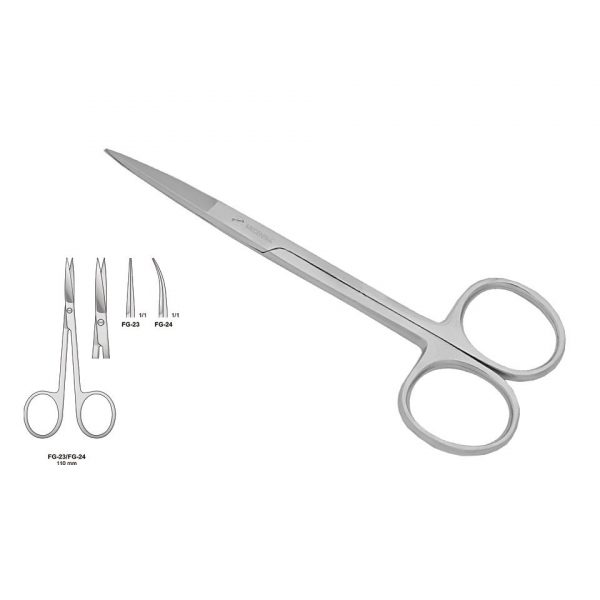 SCISSORS STRAIGHT SHARP 110MM