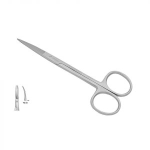 SCISSORS CURVED SHARP 110MM