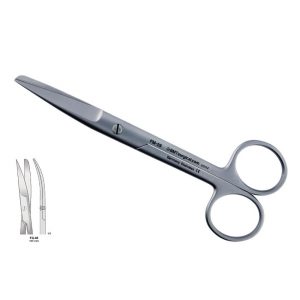 SCISSORS DEAVER CURVED 145MM