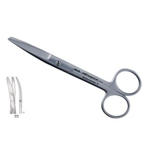 SCISSORS DEAVER CURVED 145MM