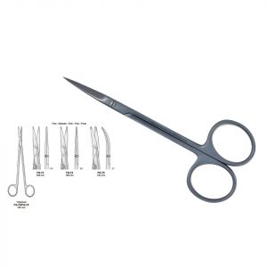 SCISSORS TOENNIS CURVED 180MM
