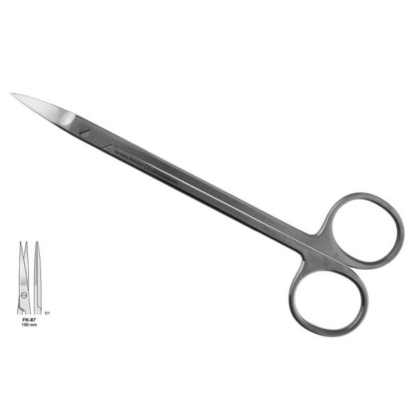 SCISSORS KELLY STRAIGHT 180MM