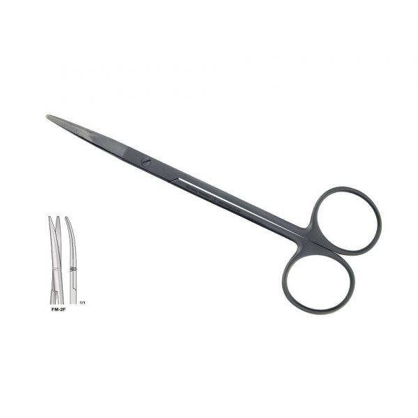 SCISSORS METZENBAUM FINE CURVED 145MM