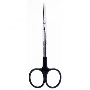 SCISSORS METZENBAUM, SERRATED, STRAIGHT, SUPER-CUT, 12,5 CM