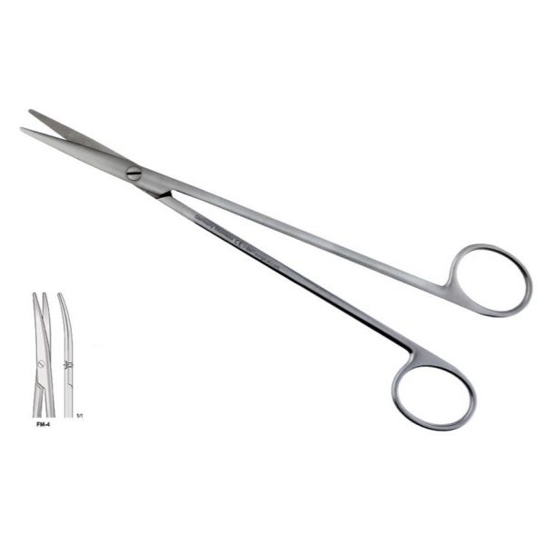 SCISSORS METZENBAUM CURVED 185MM