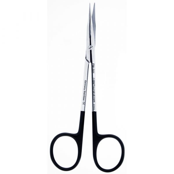 SCISSORS STEVENS, CURVED, SERRATED, SUPER-CUT, 11,5 CM