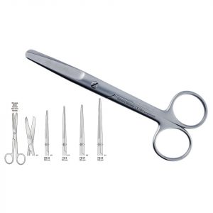 SCISSORS STRAIGHT BLUNT 145MM