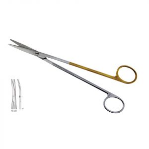 SCISSORS METZENBAUM CURVED SUPER CUT 185MM