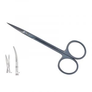 SCISSORS CURVED SHARP 185MM