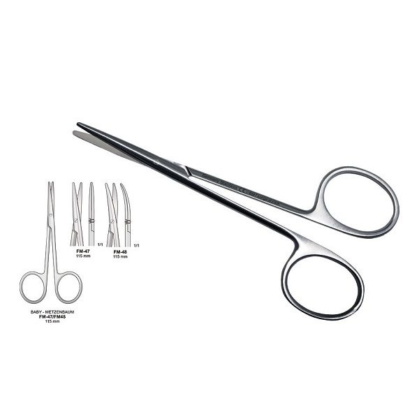 BABY METZENBAUM STRAIGHT 115MM