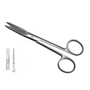 SCISSORS MAYO STRAIGHT BLUNT 140MM