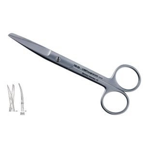 SCISSORS CURVED 115MM