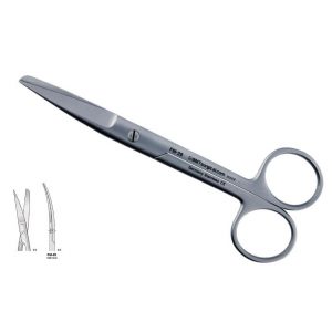 SCISSORS CURVED 130MM