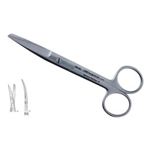 SCISSORS CURVED 145MM