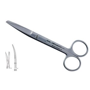 SCISSORS CURVED 185MM