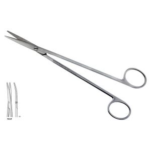 SCISSORS METZENBAUM CURVED FINE 185MM