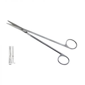 SCISSORS METZENBAUM STRAIGHT FINE 185MM