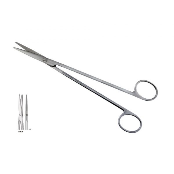 SCISSORS METZENBAUM STRAIGHT FINE 185MM