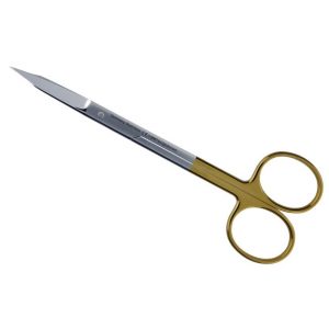 SCISSORS GOLDMAN FOX CURVED 130MM