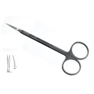 SCISSORS GOLDMAN FOX CURVED 115MM