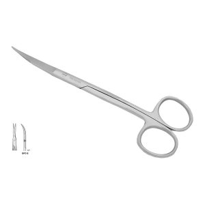 SCISSORS GOLDMAN FOX CURVED 120MM