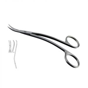 SCISSORS LA GRANGE DOUBLE CURVED 155MM